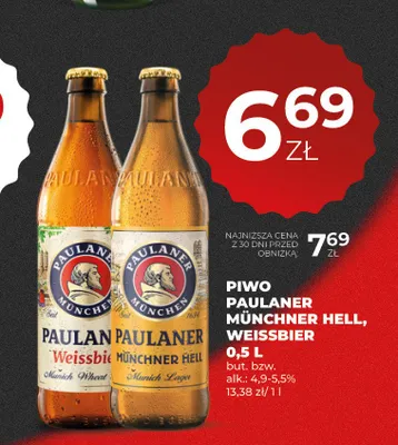 Piwo Paulaner Weissbier promocja w Duży Ben