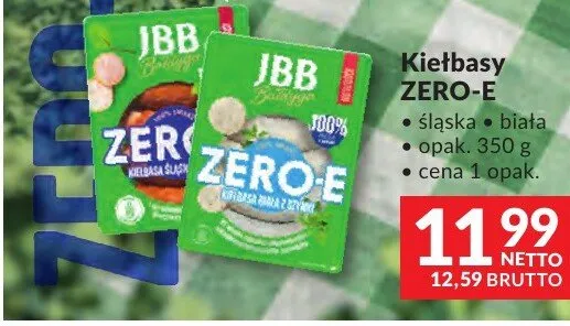 Kiełbasy ZERO-E biała JBB promocja w Makro