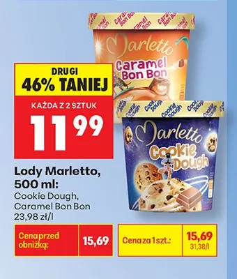 Lody Marletto Caramel Bon Bon promocja w Biedronka
