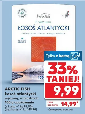 Łosoś atlantycki wędzony Almare seafood promocja w Kaufland