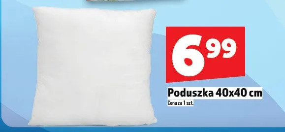 Poduszka 40x40cm promocja w TOPAZ