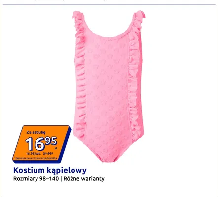 Kostium kąpielowy promocja w Action