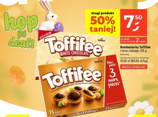 Bombonierka Toffifee różne rodzaje promocja w Dealz
