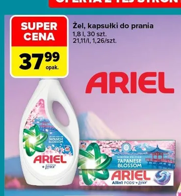 Żel do prania Ariel promocja w Carrefour