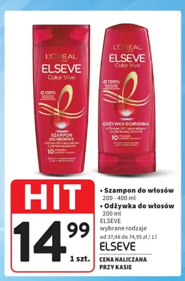 Odżywka do włosów L'Oréal Elseve Color Vive promocja w Intermarche