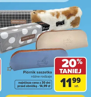 Piórnik saszetka promocja w Carrefour