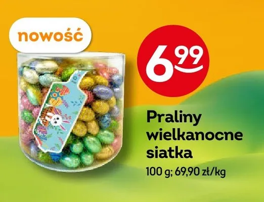 Praliny wielkanocne siatka promocja w Żabka