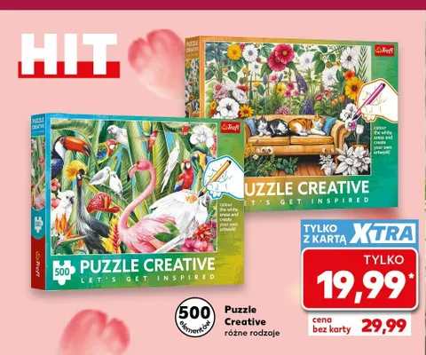 Puzzle 50 elementów Trefl promocja w Kaufland