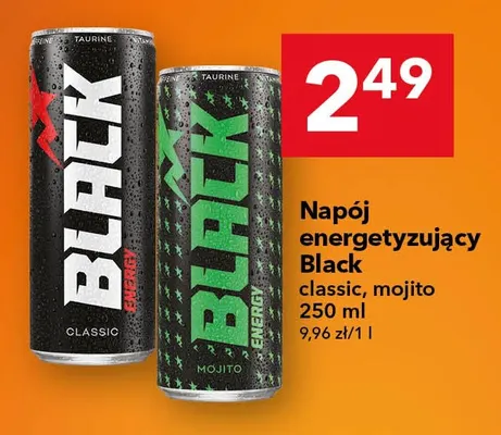 Napój energetyzujący Black mojito promocja w LEWIATAN