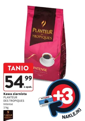 Kawa ziarnista Planteur des Tropiques Intense promocja w Intermarche
