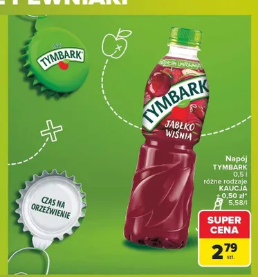 Napój Tymbark promocja w Carrefour Market