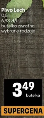 Piwo butelka zwrotna wybrane rodzaje promocja w Delikatesy Centrum
