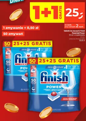 Tabletki do zmywarki Finish Powerball Power promocja w Dealz