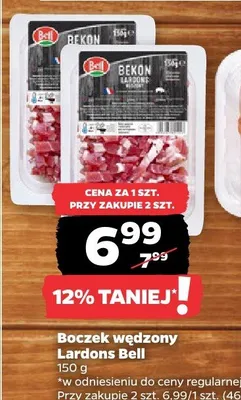 Boczek wędzony Lardons promocja w Netto