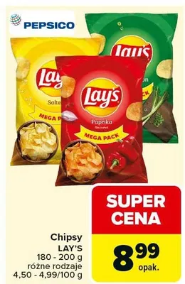 Chipsy Lay's promocja w Carrefour