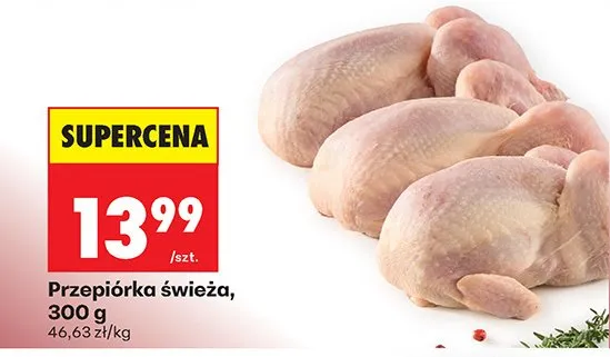 Przepiórka świeża promocja w Biedronka