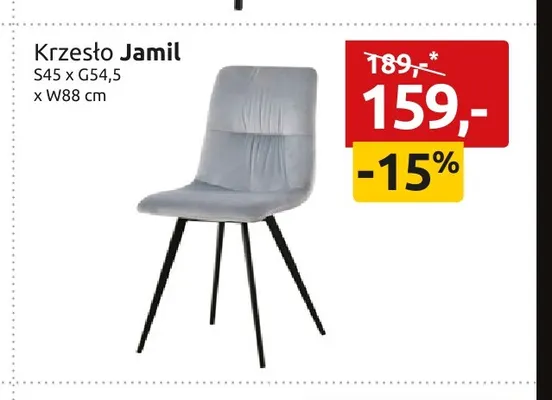 Krzesło Jamil promocja w Black Red White