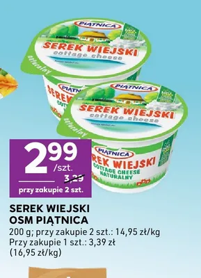 Serek wiejski naturalny OSM Piątnica promocja w Stokrotka