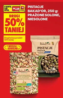 Pistacje niesolone Bakad'Or promocja w Biedronka