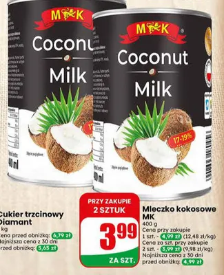 Mleczko kokosowe MK promocja w Dino