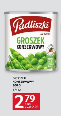 Groszek konserwowy Pudliszki promocja w Selgros
