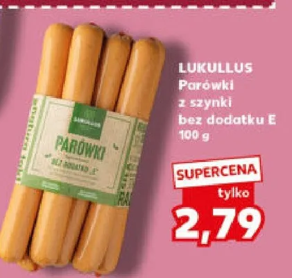 Parówki z szynki bez dodatku E promocja w Kaufland