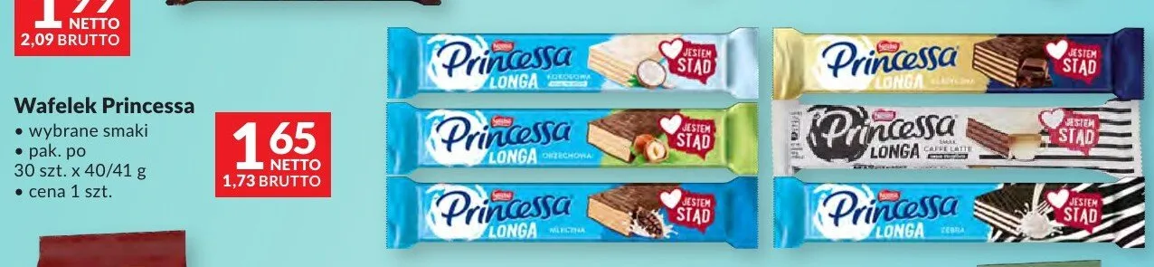 Wafelek Princessa wybrane smaki promocja w Makro