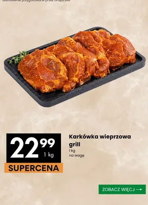 Karkówka wieprzowa grill promocja w Delikatesy Centrum