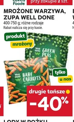 Mrożone warzywa Well Done promocja w Stokrotka
