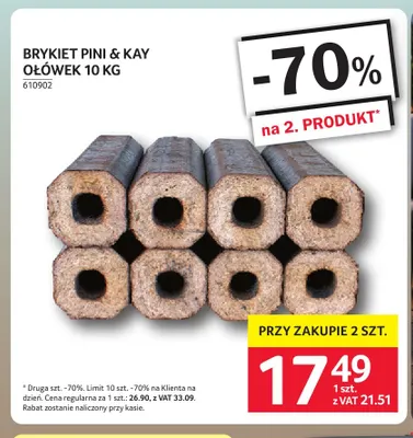 Brykiet Pini & Kay ołówek promocja w Selgros