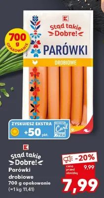 Parówki drobiowe Stąd takie Dobre! promocja w Kaufland