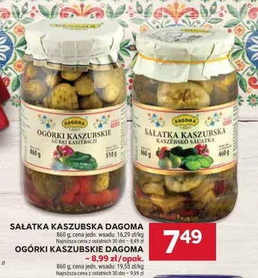 Ogórki kaszubskie Dagoma promocja w Stokrotka