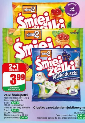 Żelki Śmiejżelki Mlekoduszki nimm2 promocja w Dino