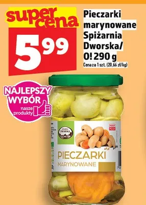Pieczarki marynowane promocja w TOPAZ
