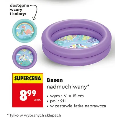 Basen nadmuchiwany promocja w Biedronka