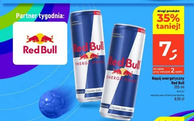 Napój energetyczny Red Bull promocja w Dealz