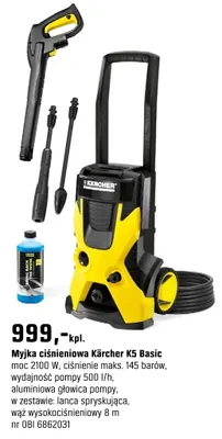 Myjka ciśnieniowa K5 Basic promocja w OBI