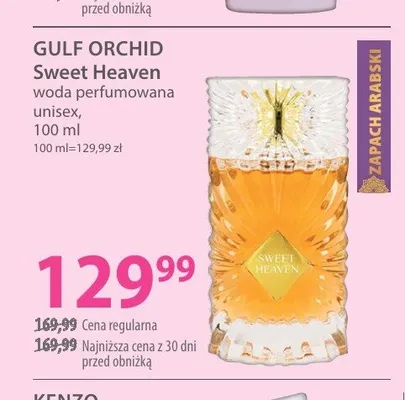 Woda perfumowana unisex Gulf Orchid Sweet Heaven promocja w Hebe