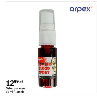 Sztuczna krew Arpex promocja w Empik