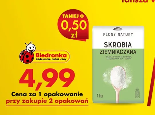 Skrobia ziemniaczana promocja w Biedronka