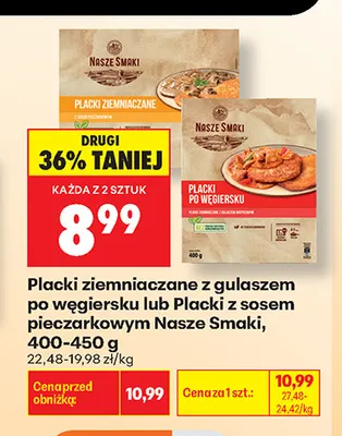 Placki ziemniaczane z gulaszem po węgiersku Nasze Smaki promocja w Biedronka