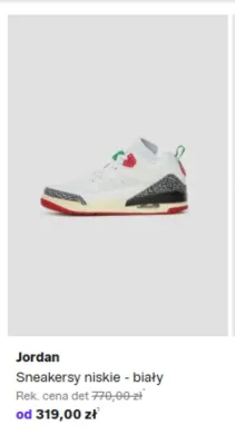 Sneakersy niskie Jordan biały promocja w Lounge by Zalando