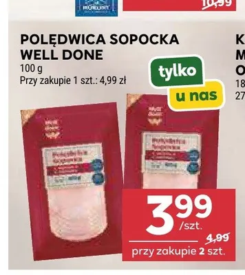 Polędwica sopocka Well Done promocja w Stokrotka