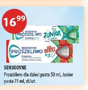 Pasta do zębów Sensodyne Proszkliwo dla dzieci 50ml promocja w Drogerie Laboo