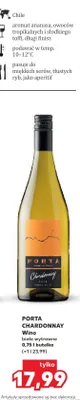 Wino białe wytrawne Porta Chardonnay promocja w Kaufland