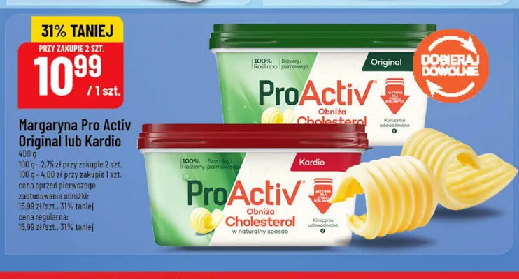 Margaryna Pro Activ Original promocja w POLOmarket