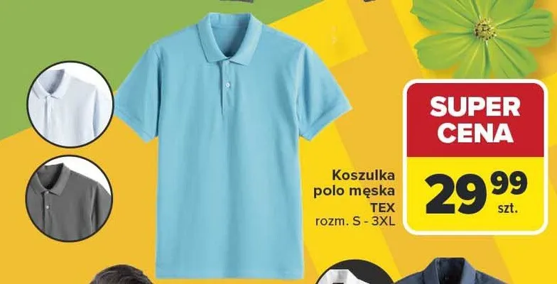 Koszulka polo męska promocja w Carrefour
