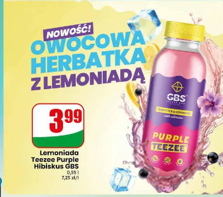 Lemoniada Teezee Purple Hibiskus GBS promocja w Dino