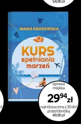 Książka Kurs spełniania marzeń Maria Krasowska promocja w Empik
