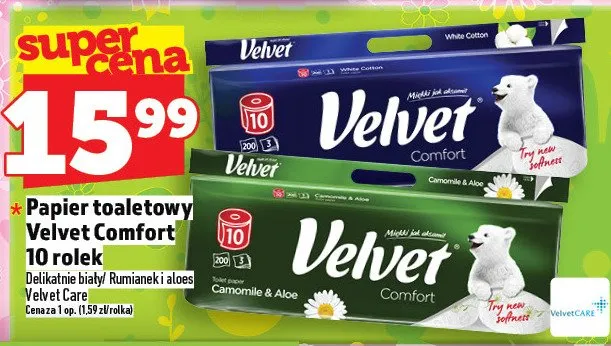 Papier toaletowy comfort 10 rolek promocja w TOPAZ